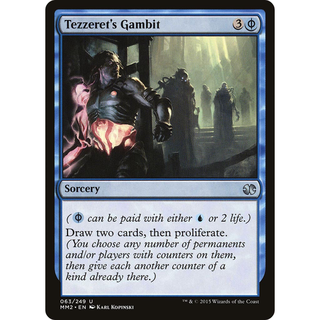 Tezzeret's Gambit (MM2-063) Foil