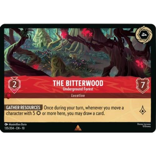 The Bitterwood - Underground Forest (135/204) - Whispers in the Well Cold Foil