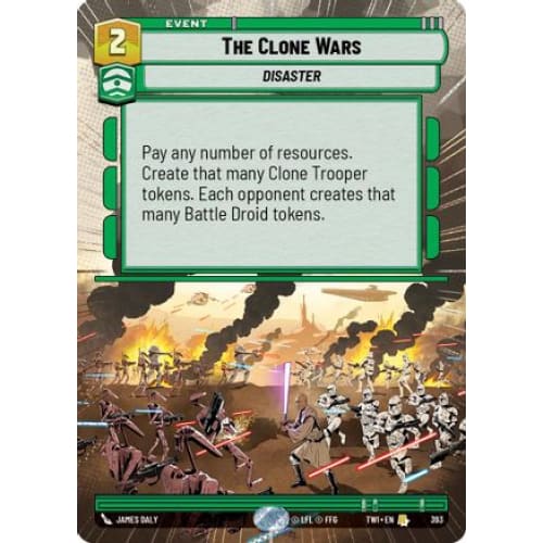The Clone Wars (Hyperspace) (393)  Foil
