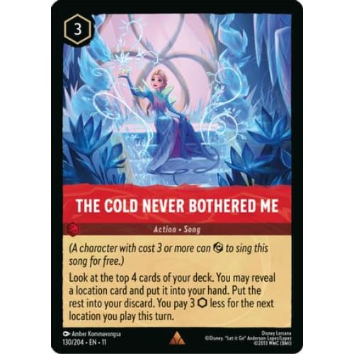 The Cold Never Bothered Me (130/204) - Winterspell Cold Foil