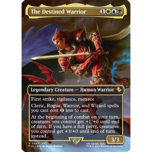 The Destined Warrior (Borderless) (FIC-443)