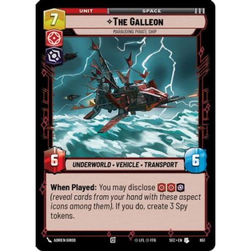 The Galleon - Marauding Pirate Ship (Foil) (651)  Foil