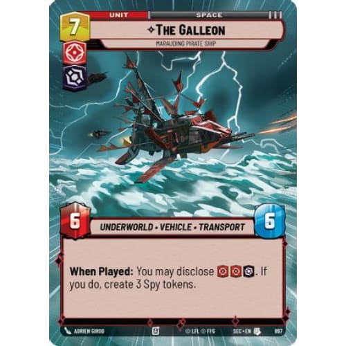 The Galleon - Marauding Pirate Ship (Hyperspace Foil) (897)  Foil
