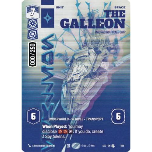 The Galleon - Marauding Pirate Ship (Serialized) (1159)  Foil