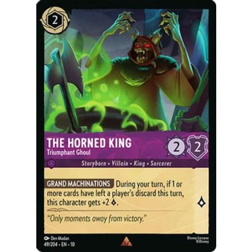 The Horned King - Triumphant Ghoul (49/204) - Whispers in the Well Cold Foil