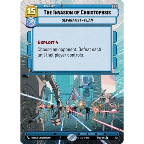The Invasion of Christophsis (Hyperspace) (351)  Foil