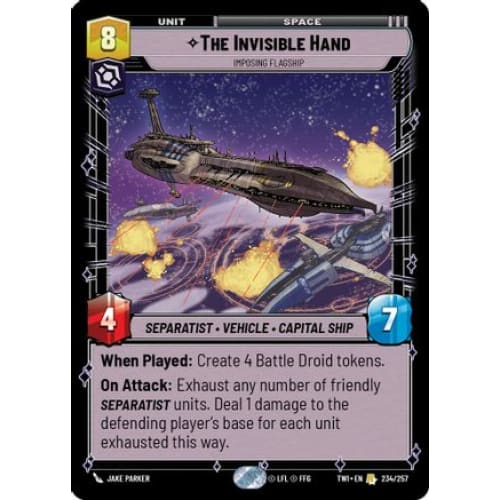 The Invisible Hand - Imposing Flagship (234/257)  Foil