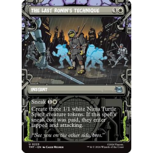 The Last Ronin's Technique (Showcase) (TMT-223) Foil