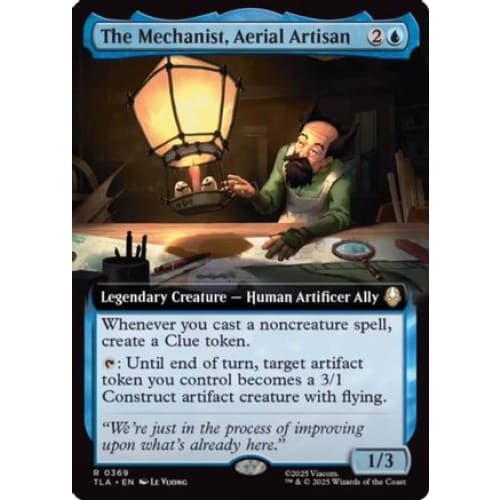 The Mechanist, Aerial Artisan (Extended Art) (TLA-369) Foil