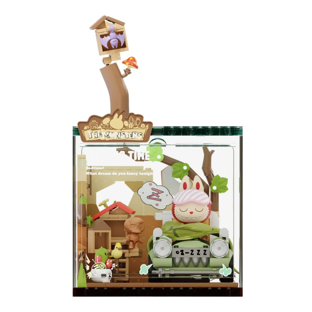 THE MONSTERS Forest Secret Base Series Blocks Part 2 - Napping Time