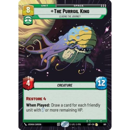 The Purrgil King - Leading The Journey (Hyperspace Foil) (861)  Foil