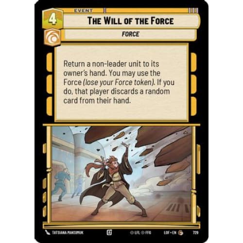 The Will of the Force (Foil) (729)  Foil