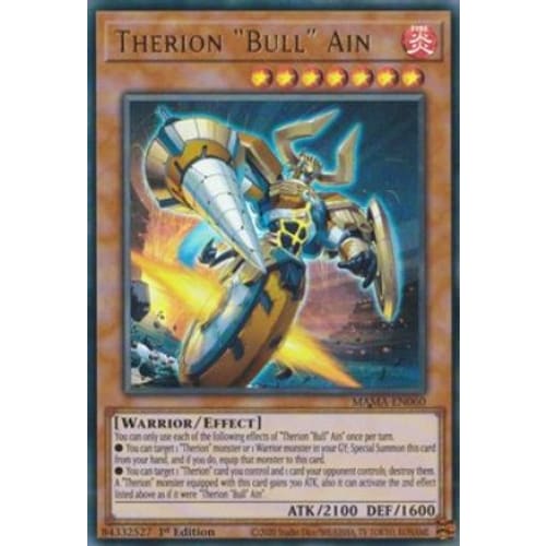 Therion "Bull" Ain - MAMA-EN060 Ultra Rare 1st Edition