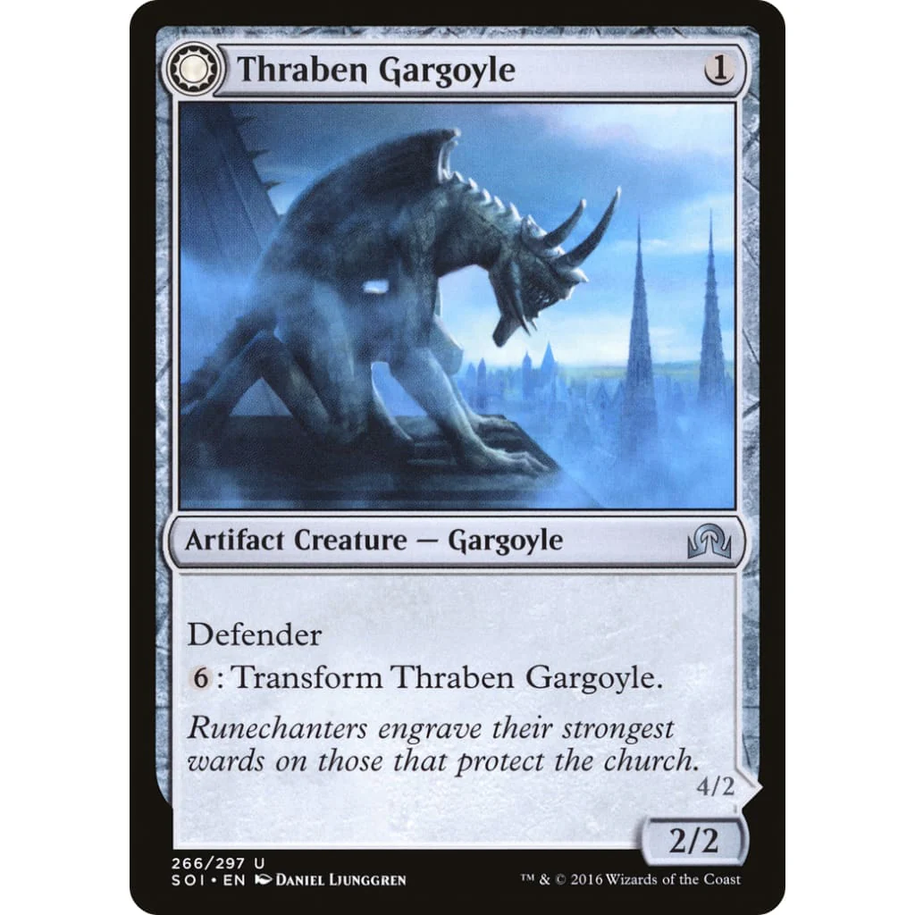 Thraben Gargoyle (SOI-266): (Double Faced Transform) - Image 3