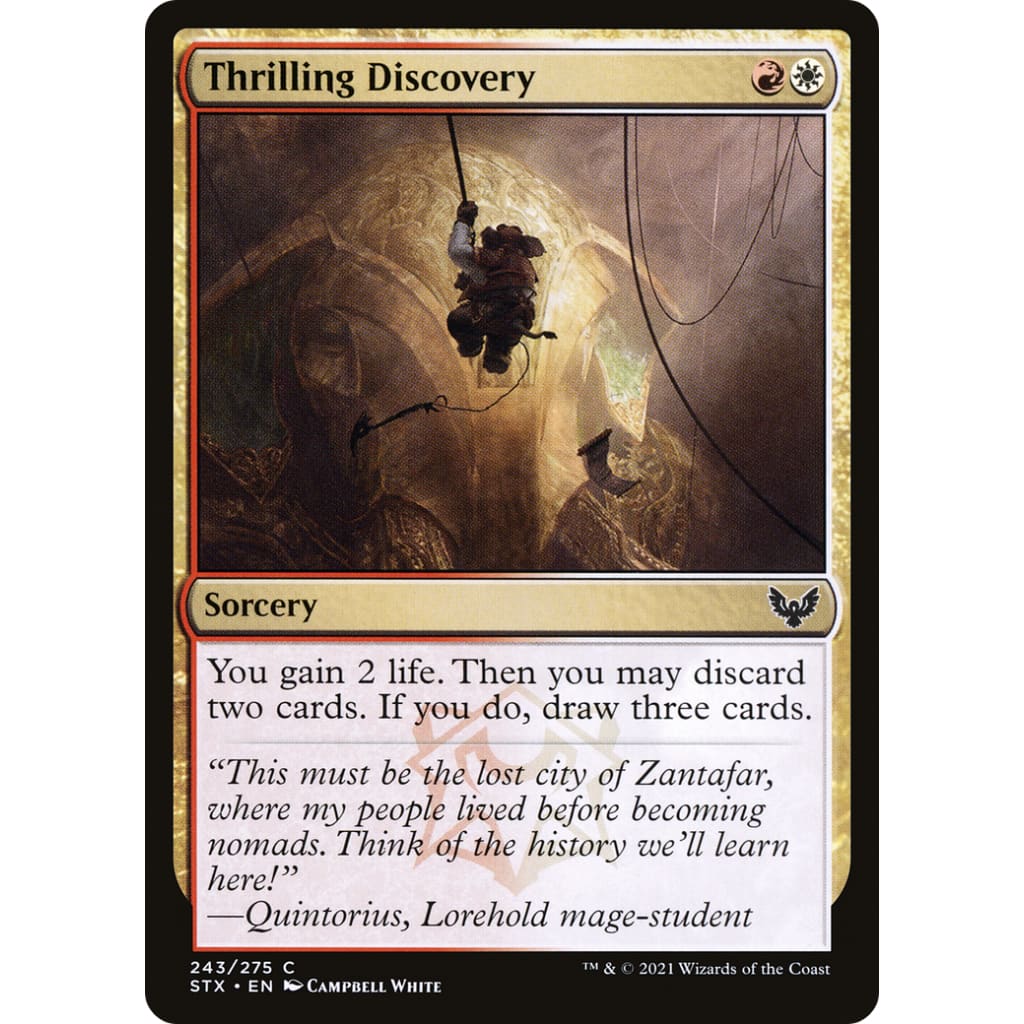 Thrilling Discovery (STX-243) Foil