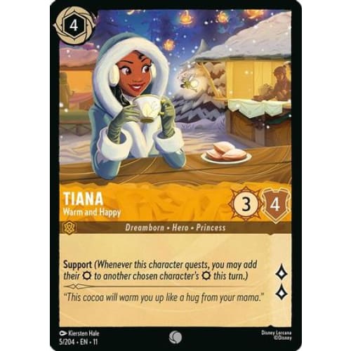 Tiana - Warm and Happy (5/204) - Winterspell