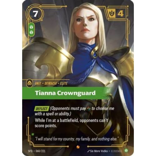 Tianna Crownguard (060/221) - Spiritforged Foil