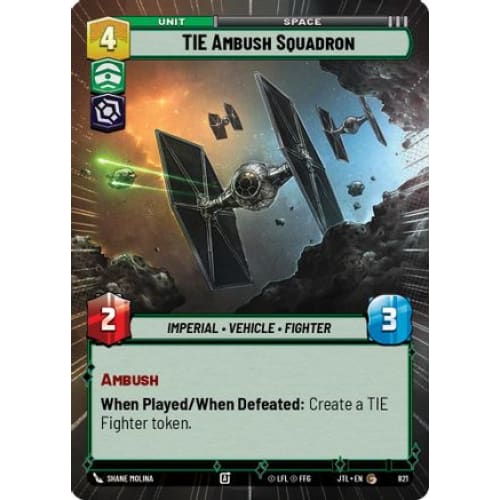 TIE Ambush Squadron (Hyperspace Foil) (821)  Foil