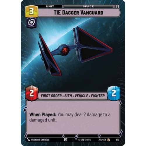 TIE Dagger Vanguard (Hyperspace Foil) (973)  Foil