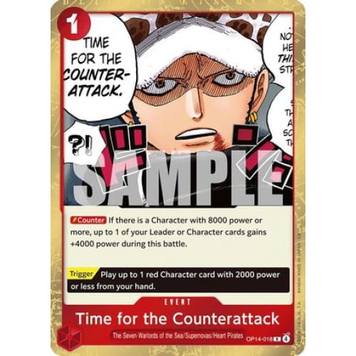 Time for the Counterattack OP14-018 R The Azure Sea's Seven  Foil