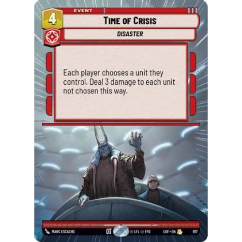 Time of Crisis (Hyperspace Foil) (917)  Foil