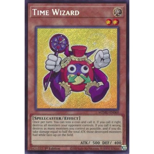 Time Wizard - MZMU-EN060 Secret Rare 1st Edition