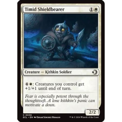 Timid Shieldbearer (ECL-039) Foil