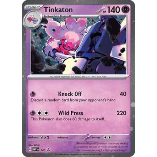 Tinkaton - 140 (Cosmo Holo) (140) Promo Holofoil