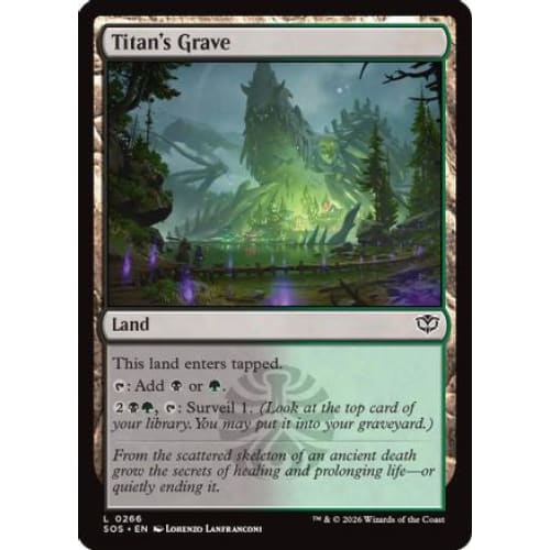 Titan's Grave (SOS-266) Foil