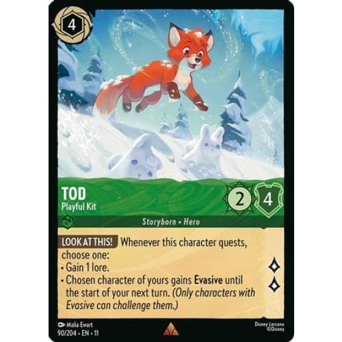 Tod - Playful Kit (90/204) - Winterspell Cold Foil