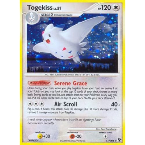 Togekiss (11) Holo Rare Reverse Holofoil