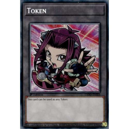 Token (Akiza) - L5DD-ENS04 Secret Rare 1st Edition