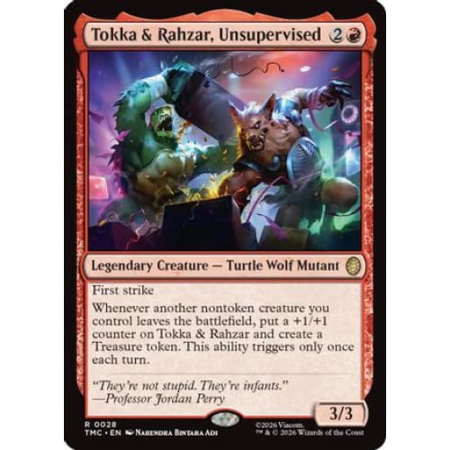 Tokka & Rahzar, Unsupervised (TMC-028) Foil