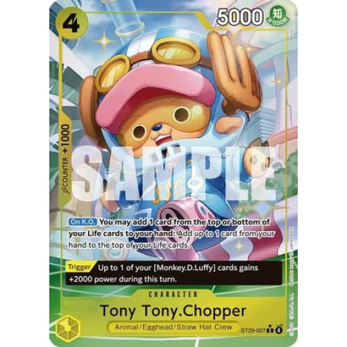 Tony Tony.Chopper (Full Art) ST29-007 C Starter Deck 29: Egghead  Foil