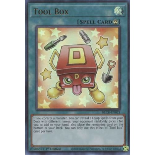 Tool Box - BLCR-EN021 Ultra Rare 1st Edition