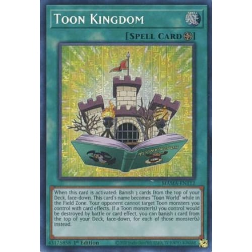Toon Kingdom (Secret Pharaoh's Rare) - MAMA-EN112 Secret Pharaoh’s Rare 1st Edition