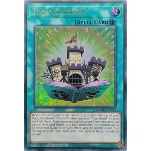 Toon Kingdom (Ultra Pharaoh's Rare) - MAMA-EN112 Ultra Pharaoh’s Rare 1st Edition
