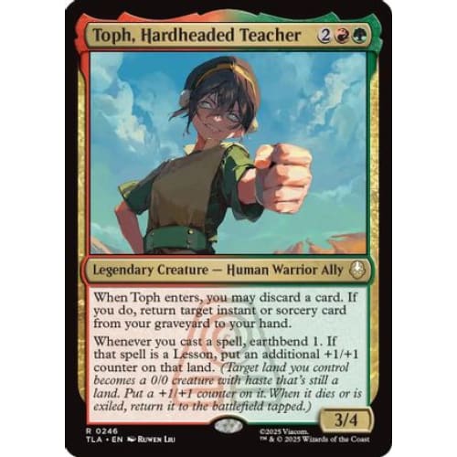 Toph, Hardheaded Teacher (TLA-246)