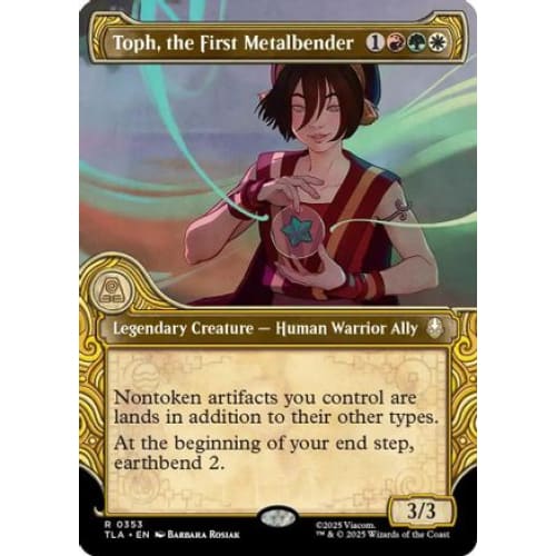 Toph, the First Metalbender (Showcase) (TLA-353) Foil