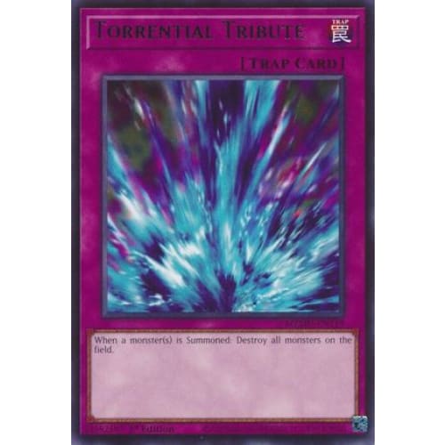 Torrential Tribute - MZMU-EN119 Rare 1st Edition