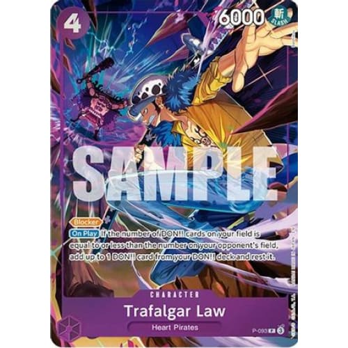 Trafalgar Law (Illustration Box Vol.6) P-093 PR One Piece Promotion Cards  Foil