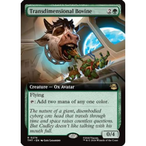 Transdimensional Bovine (Extended Art) (TMT-274) Foil