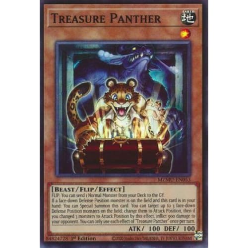 Treasure Panther - MZMU-EN053 Super Rare 1st Edition