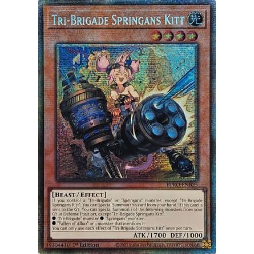 Tri-Brigade Springans Kitt (Starlight Rare) - BPRO-EN025 Starlight Rare 1st Edition
