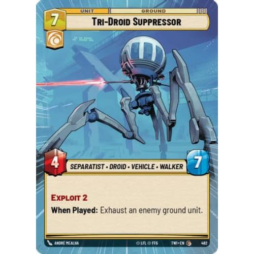 Tri-Droid Suppressor (Hyperspace) (482)  Foil