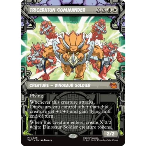 Triceraton Commander (Showcase) (TMT-226) Foil
