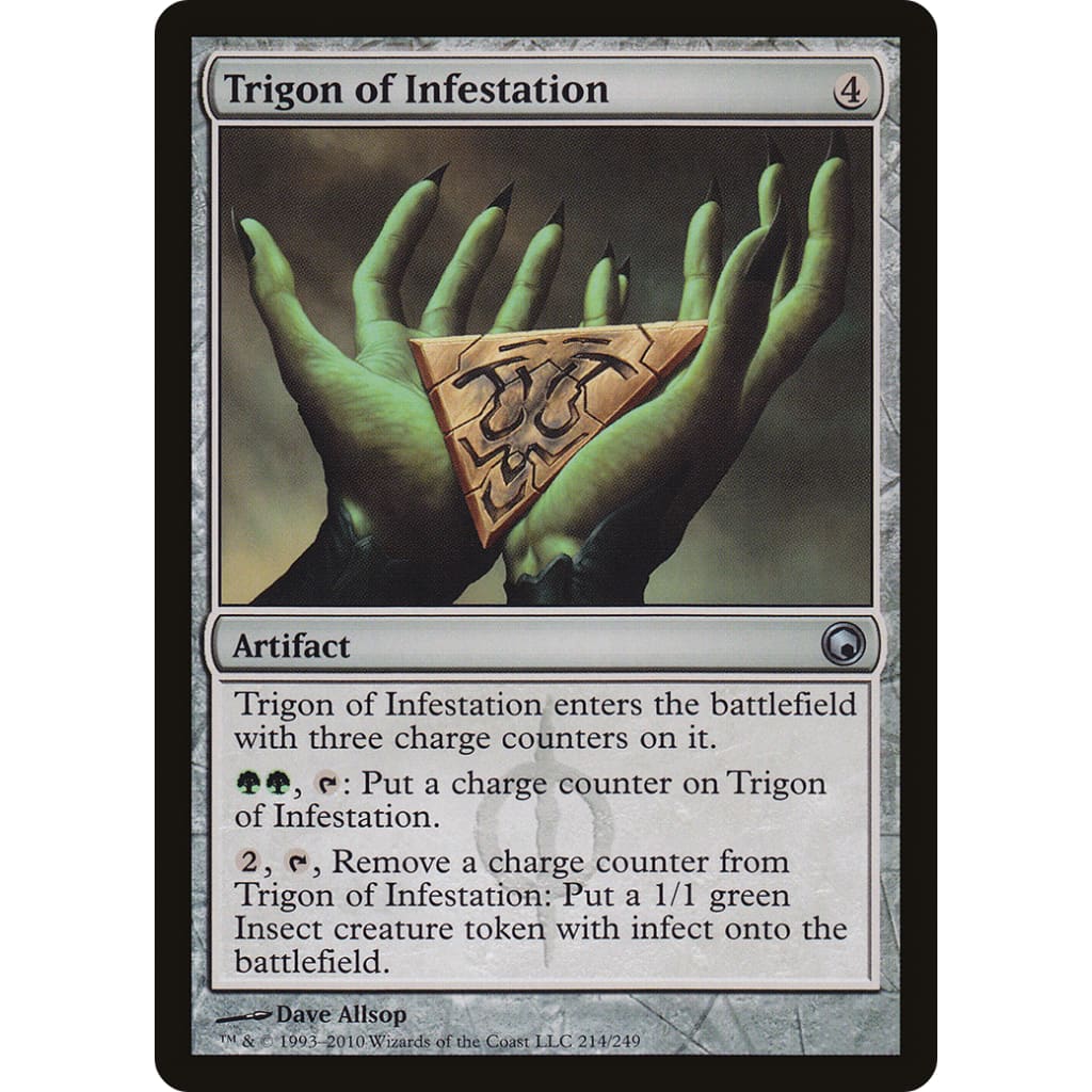 Trigon of Infestation (SOM-214) Foil