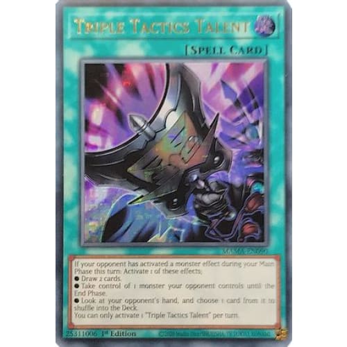 Triple Tactics Talent (Ultra Pharaoh's Rare) - MAMA-EN090 Ultra Pharaoh’s Rare 1st Edition