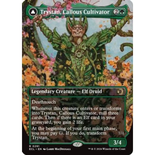 Trystan, Callous Cultivator (Borderless) (ECL-291) Foil