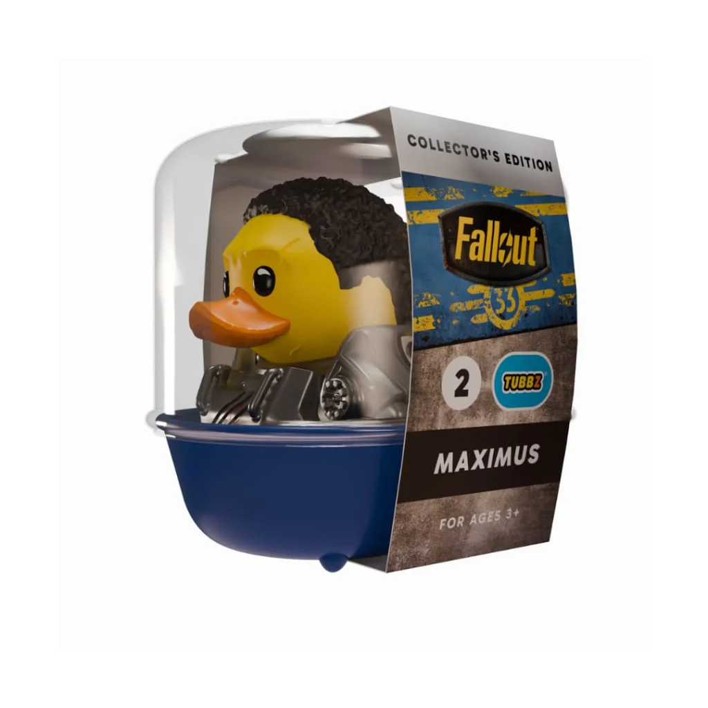 Tubbz Fallout TV Maximus (1st Edition) 3.54-in Collectible Rubber Duck